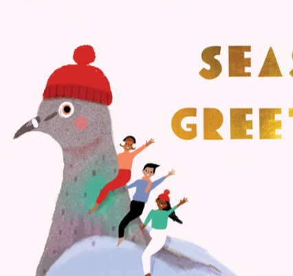 ROCK PIGEON - Holiday Card