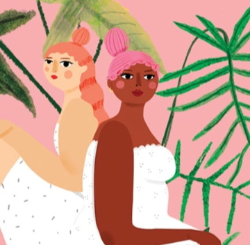 BOTANICAL WOMEN - Birthday Card