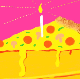 PIZZA CAKE - Birthday Cake