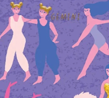 ASTRO FEMMES - Birthday Card