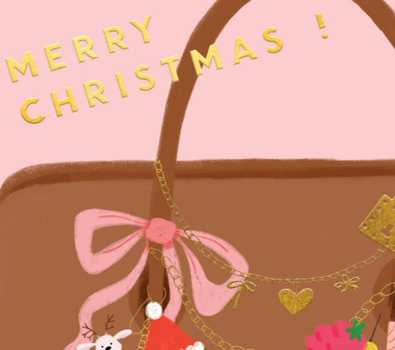 YULETIDE HAND BAG - Holiday Card