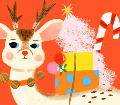 XMAS DELIVERY - Holiday Card Box Set of 6
