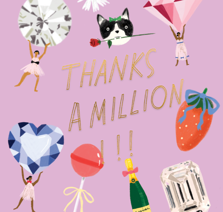 FANCY SCHMANCY - Thank You Card Box Set of 6