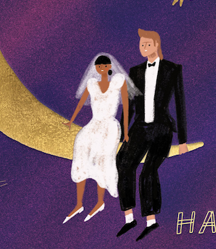 MOONLIGHT - Wedding Card