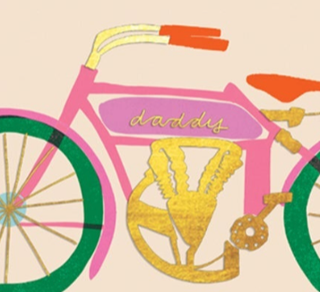 VINTAGE BIKER - Father's Day Card