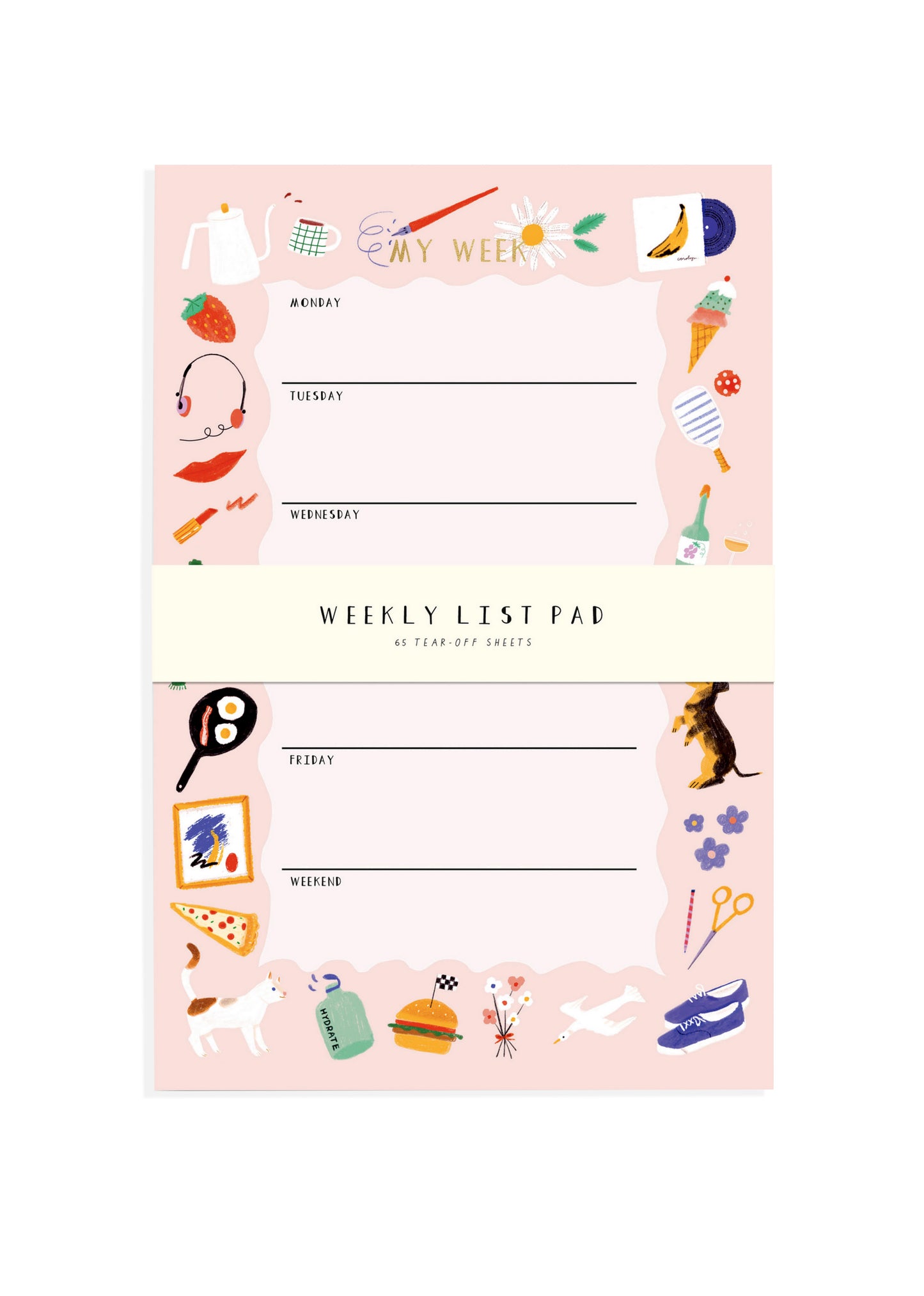 WEEKLY LIST PAD