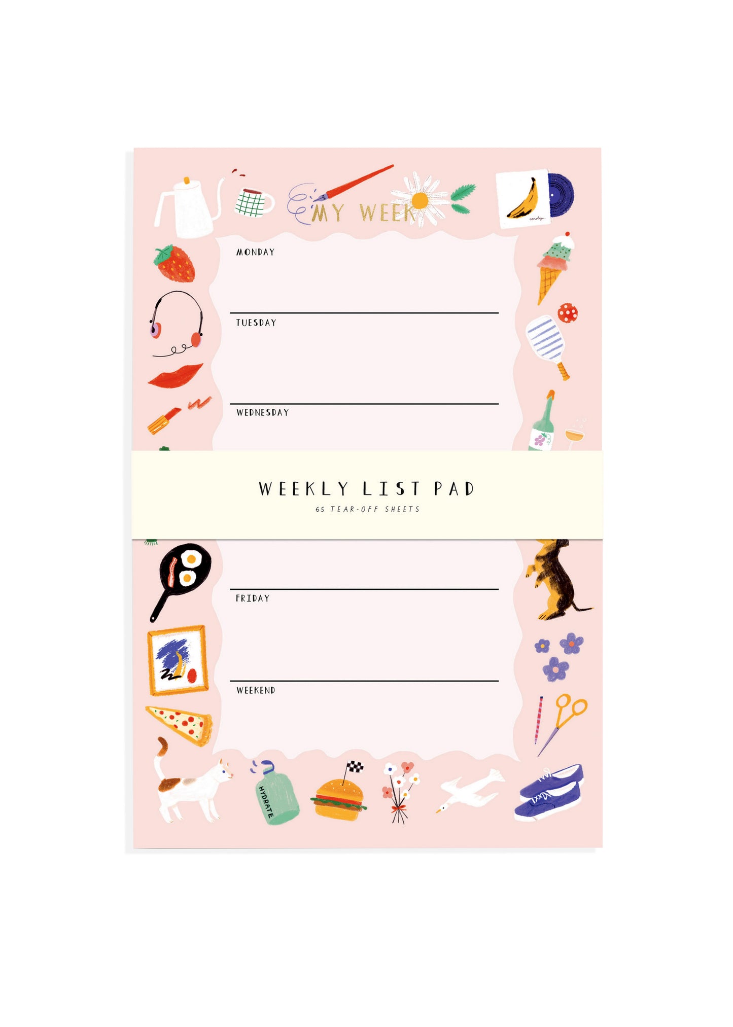 WEEKLY LIST PAD