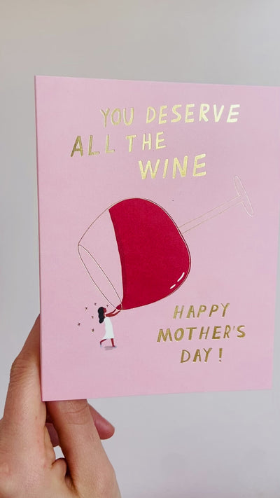 ALL THE VINO - Mother's Day Card