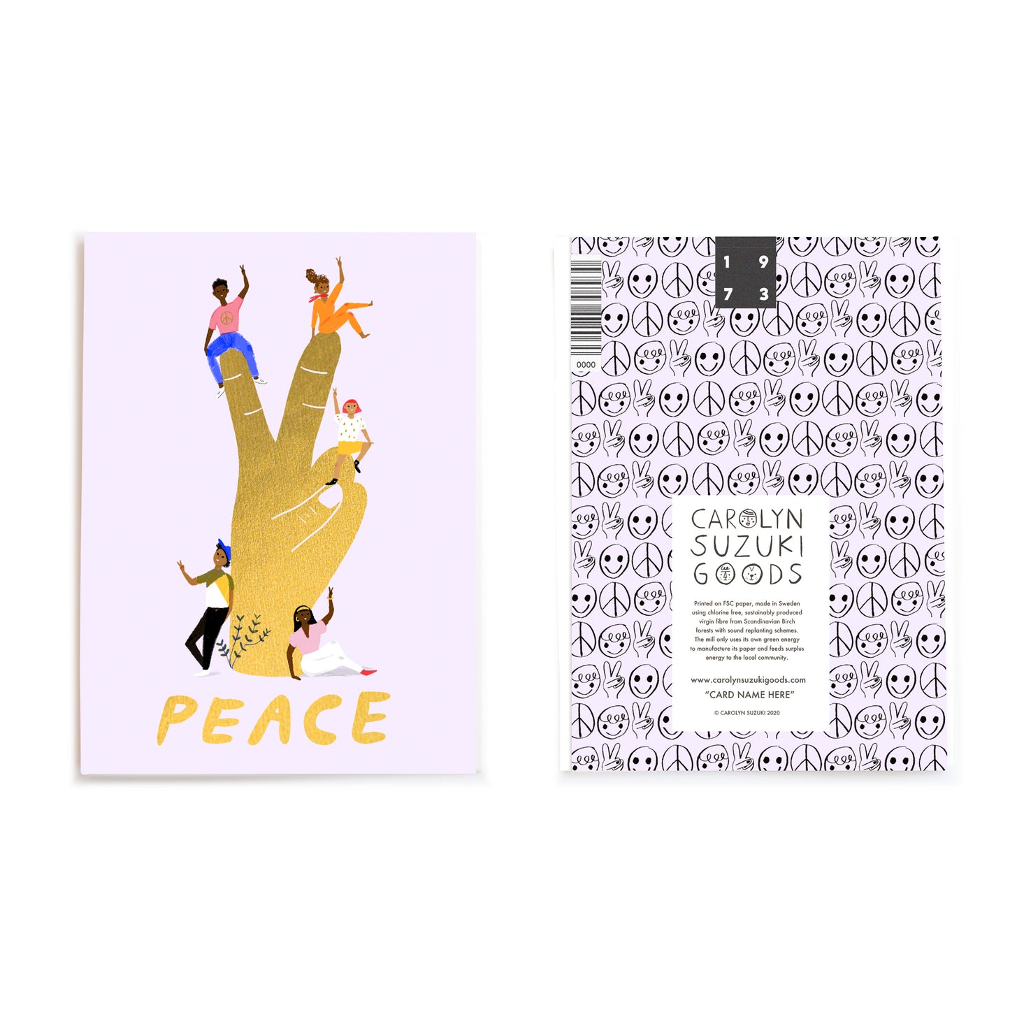 PEACE SCULPTURE - Holiday Box Set of 6