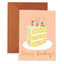 CONFETTI CAKE - Birthday Card