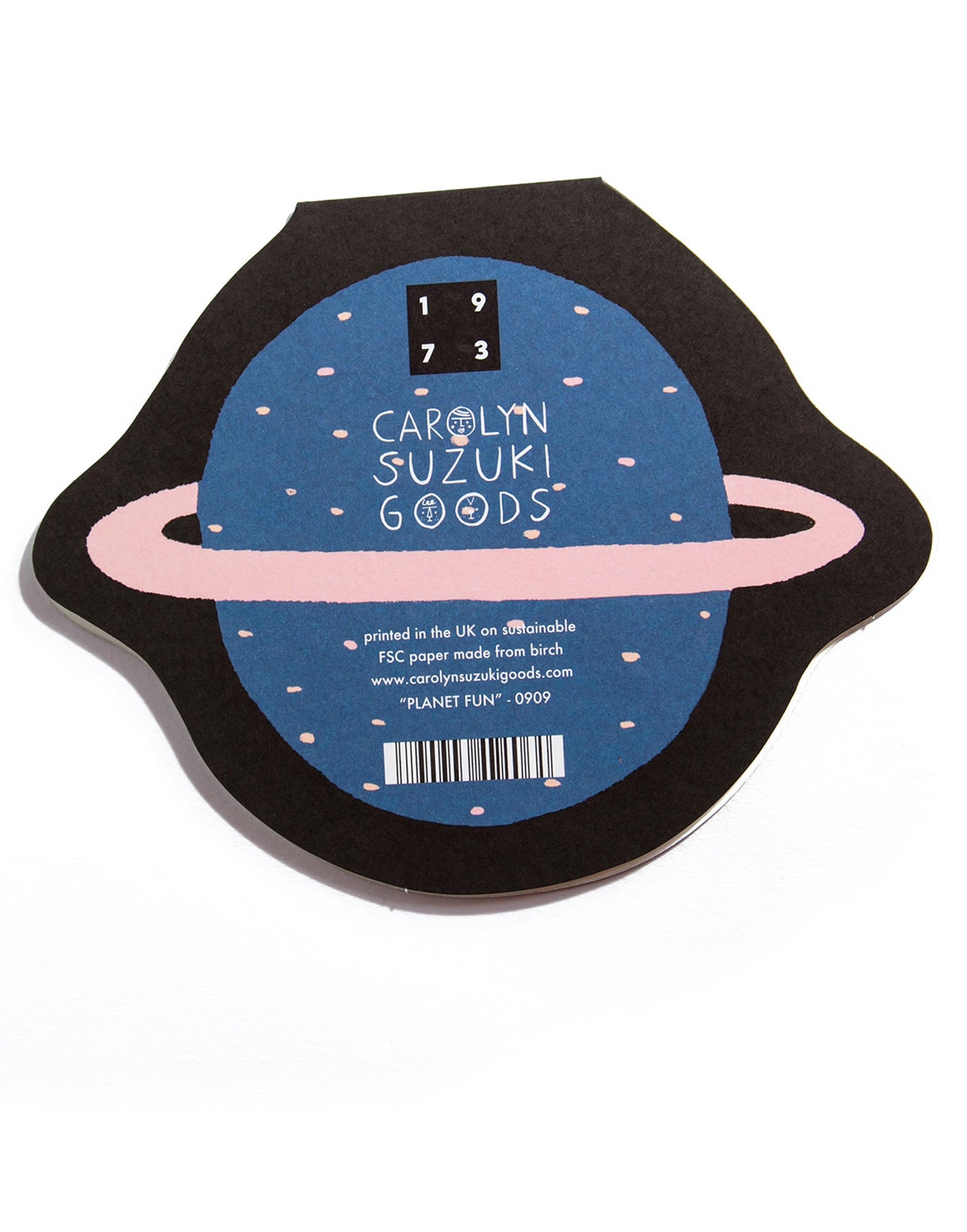 PLANET FUN - Shaped Birthday Card