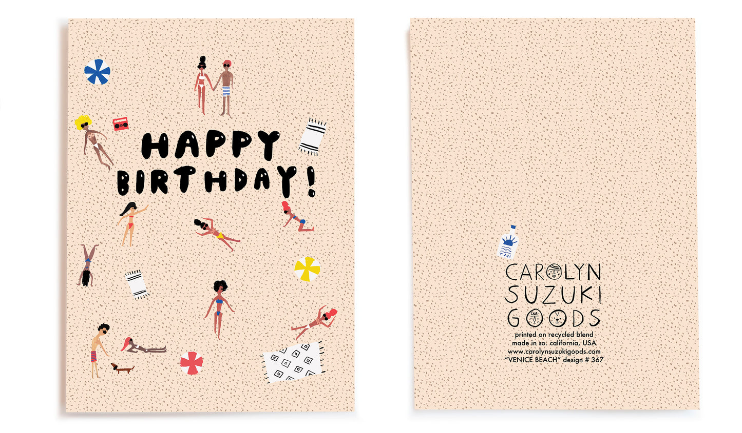 VENICE BEACH - Birthday Card - DSC