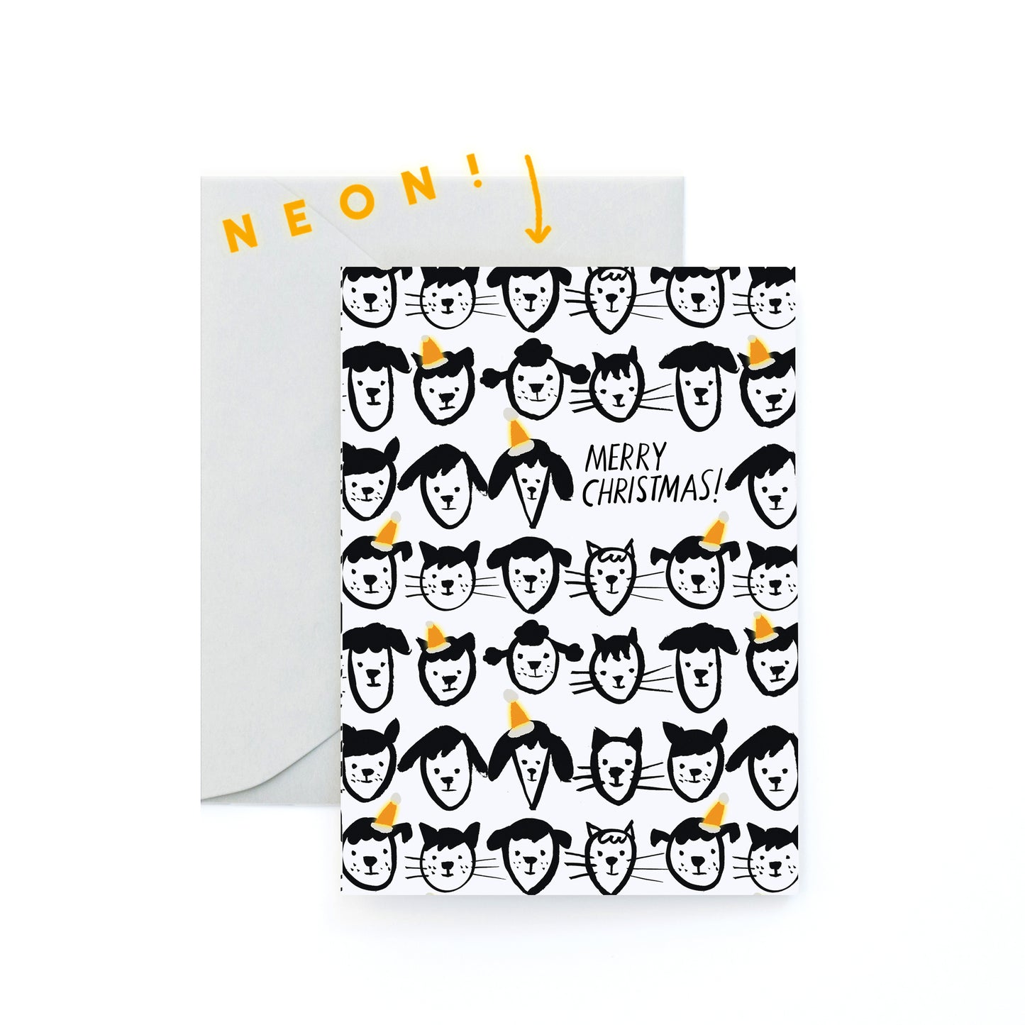 SANTA HATS - Holiday Card