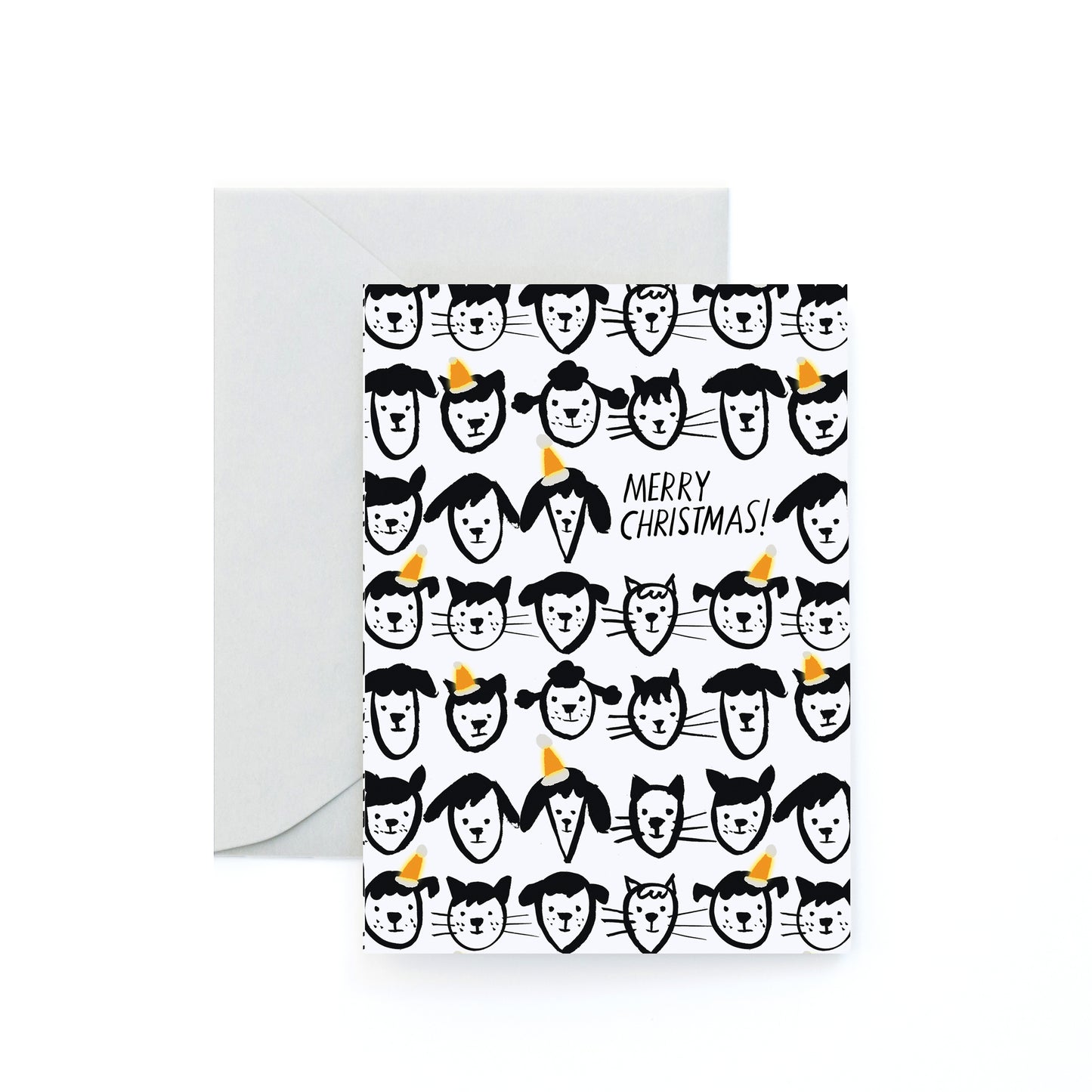SANTA HATS - Holiday Card