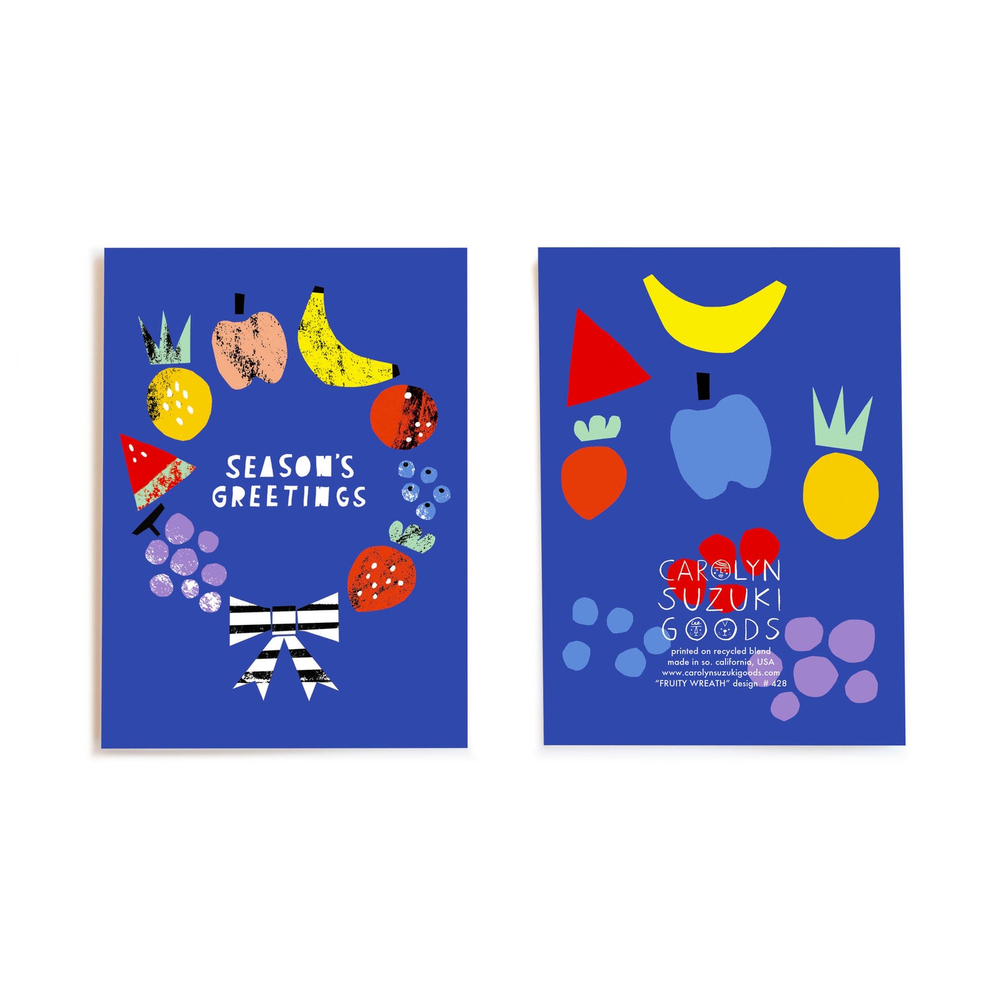 FRUITY WREATH - Holiday Card Box Set of 6