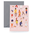 POOCH WALKING - Birthday Card