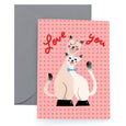 PORCELAIN KITTIES - Love Card