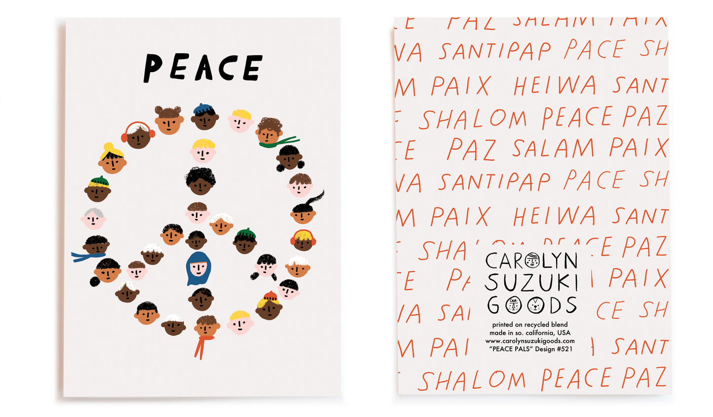 PEACE PALS - Holiday Card Box Set of 6