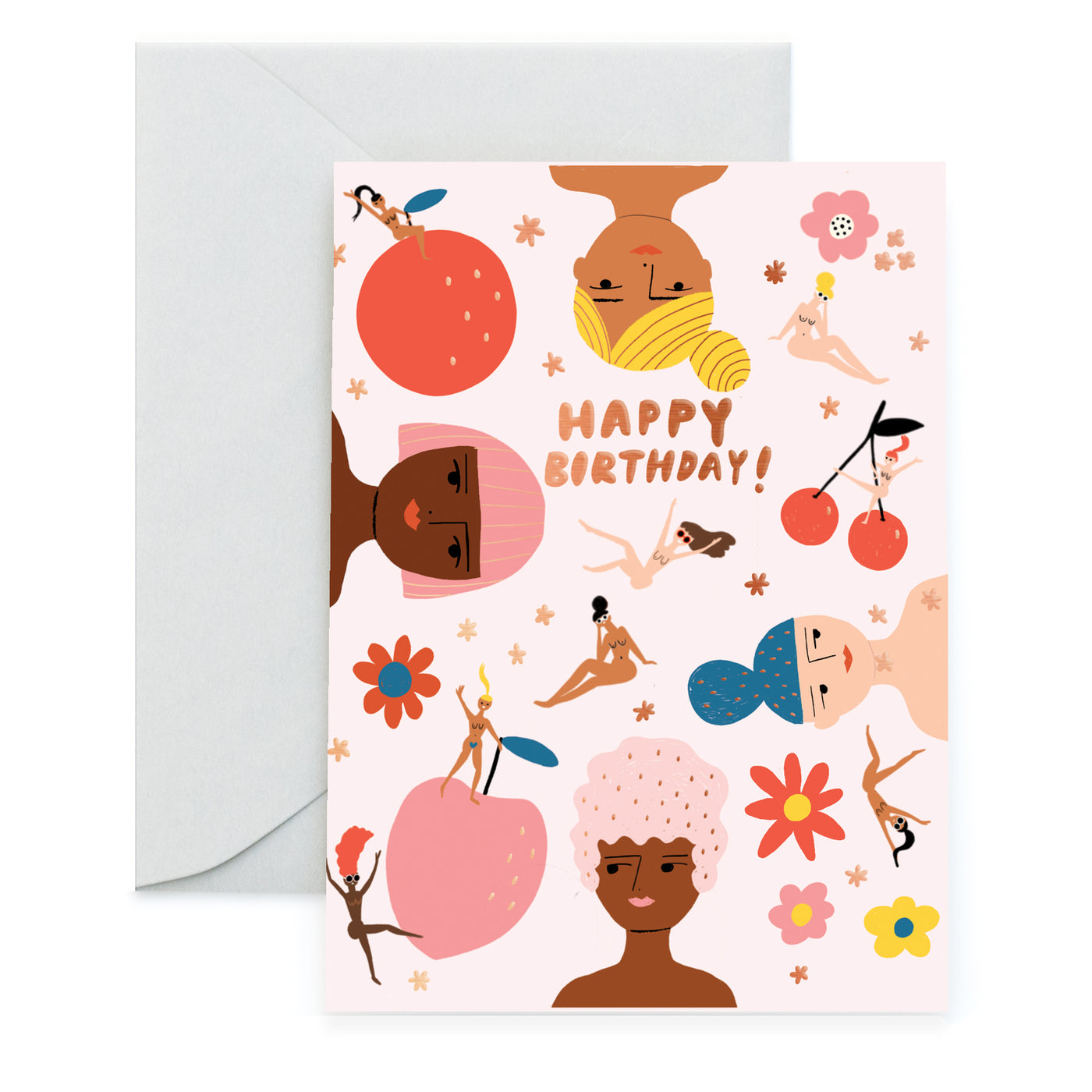 FRUITY NUDES - Birthday Card