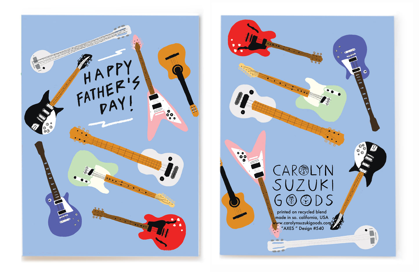 AXES - Father's Day Card