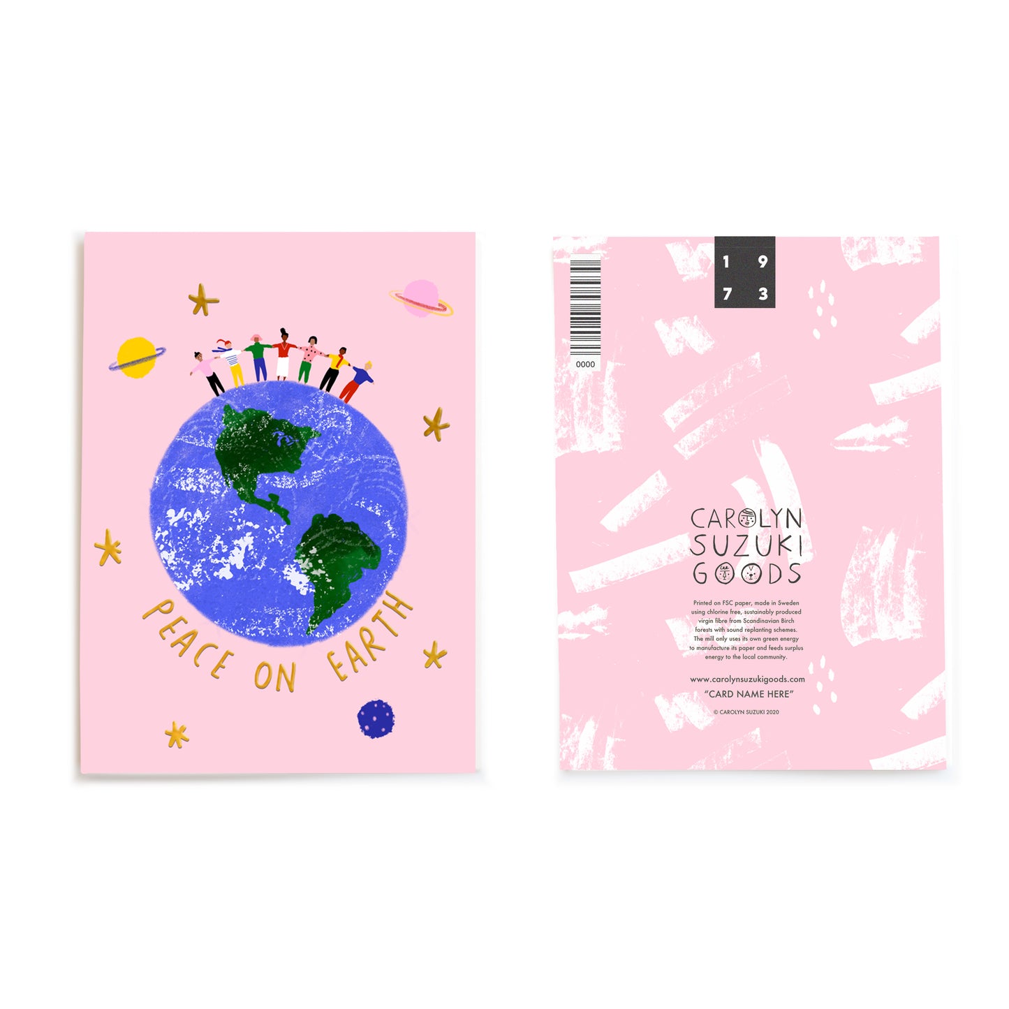 PEACE ON EARTH - Holiday Card Box Set of 6