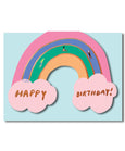 RAINBOW - Shaped Birthday Card