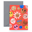 HAPPY FACES - Birthday Card