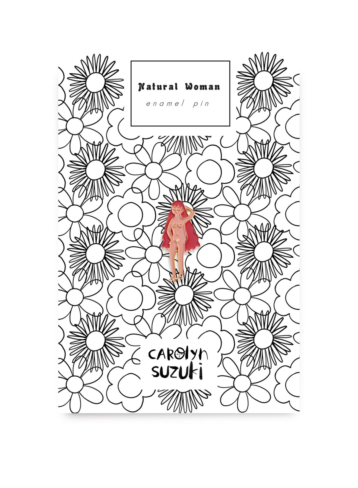 NATURAL WOMAN (Fair)- Enamel Pin