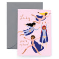 SUPER HERO - Greeting Card