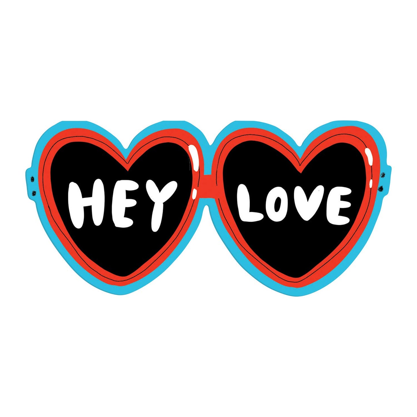 HEY LOVE - Shaped Stationery Set