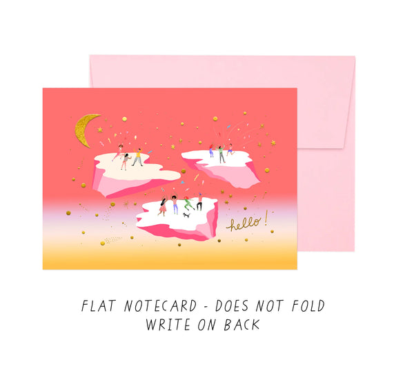 PARTY OUT THERE - Notecard Single