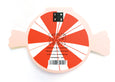 PEPPERMINT - Shaped Christmas Card