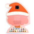 XMAS PARTY GIRL - Shaped Christmas Card
