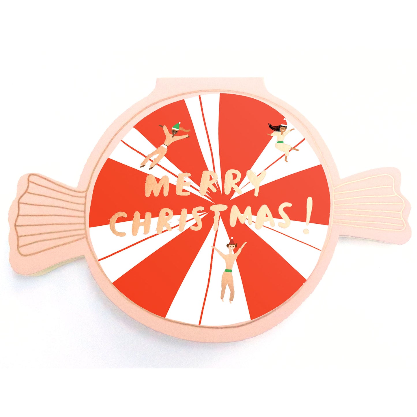 PEPPERMINT - Shaped Christmas Card