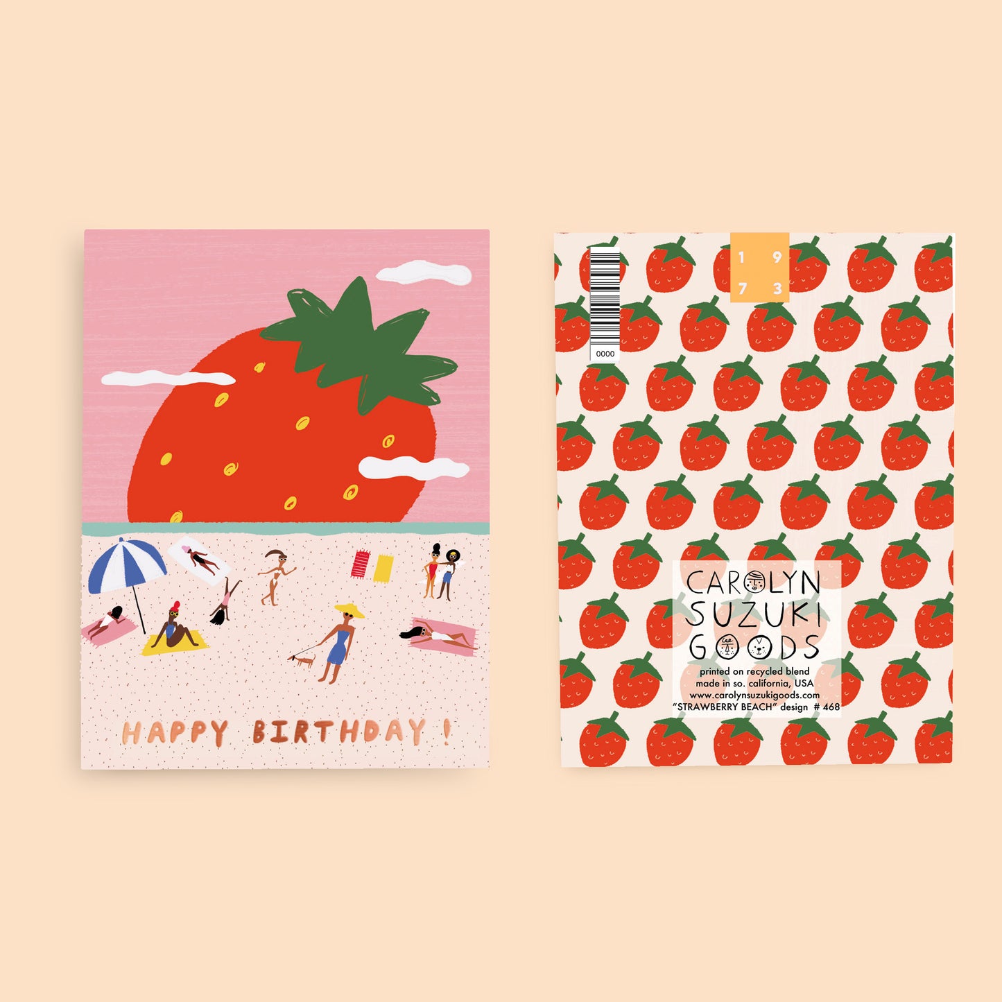 STRAWBERRY FIELD - Birthday Card