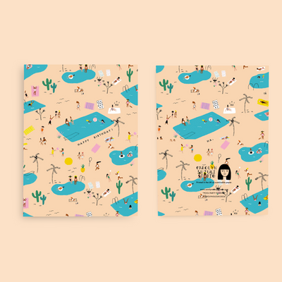POOL PARTY FOREVER - Birthday Card