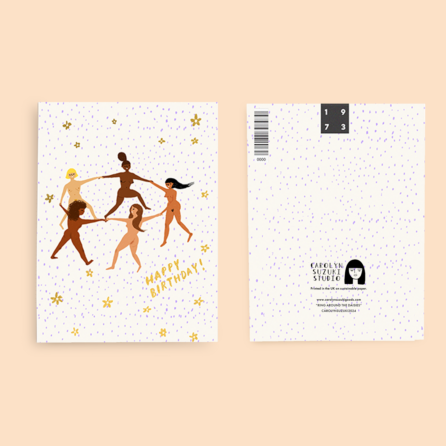 RING AROUND THE DAISIES - Birthday Card