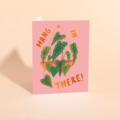 BEGONIA MACULATA  - Sympathy Card