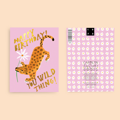 WILD CHILD - Birthday Card