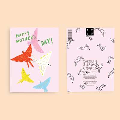 PAPER BIRDS - Mother's Day Card