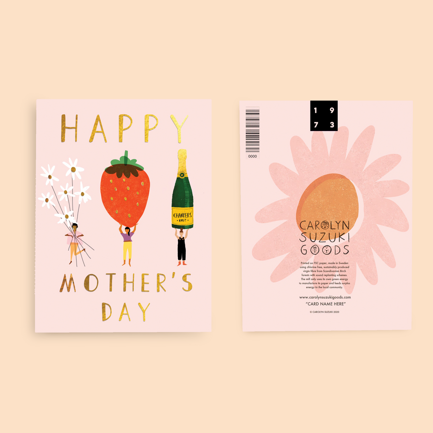 I WANT BERRIES - Mother's Day Card