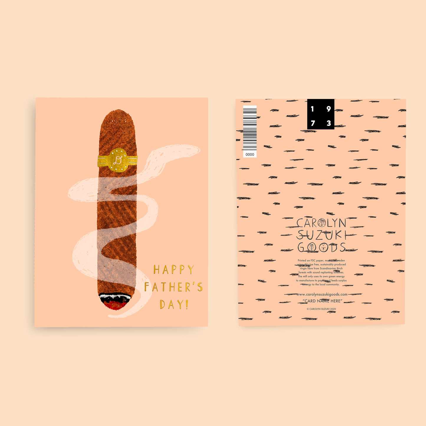 CIGAR - Father's Day Card