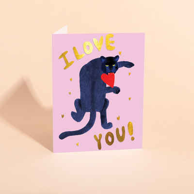 BIG CAT LOVE - Love Card