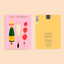 CHAMPAGNE WISHES - Birthday Card
