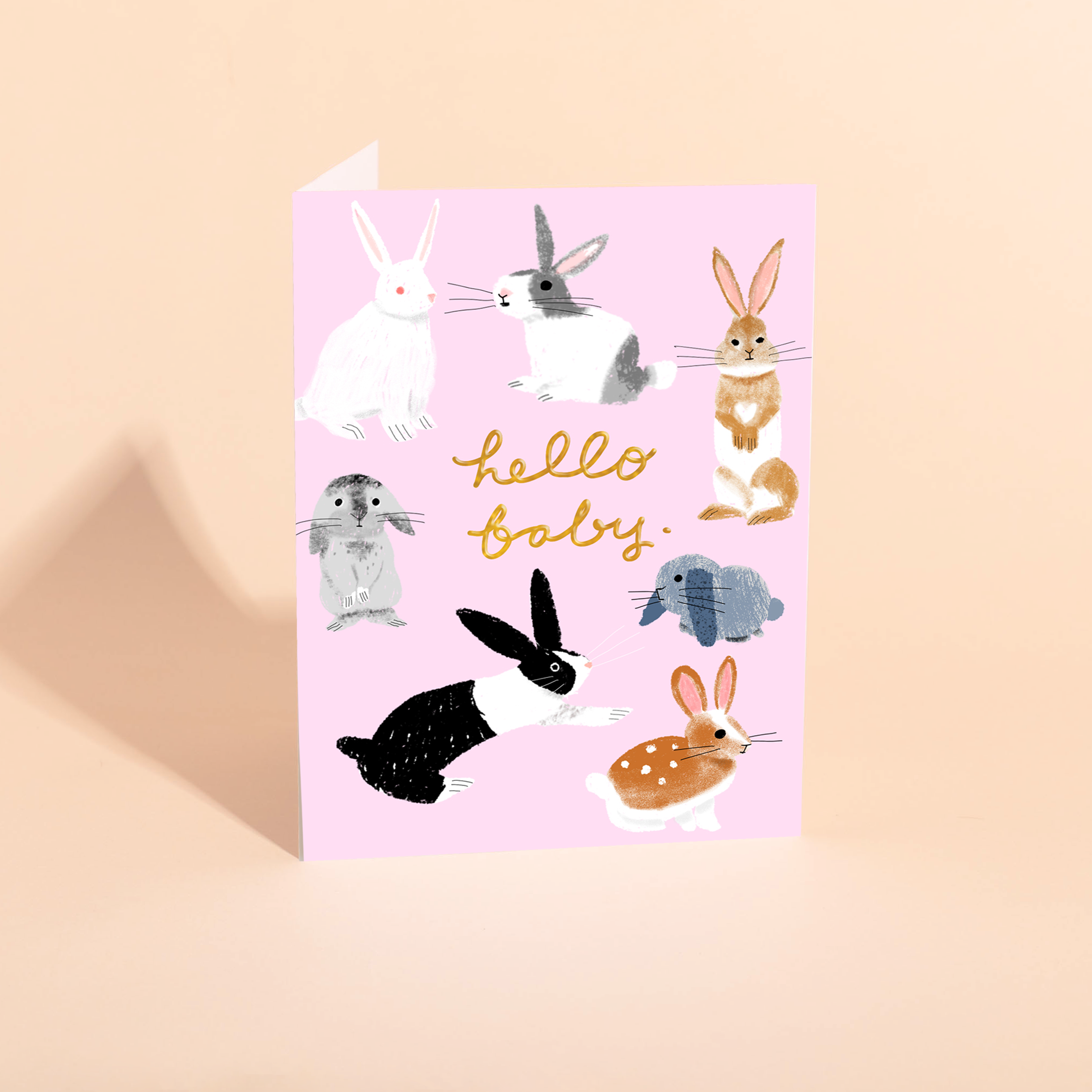 Usagi Card USAGI THREE - Baby Card – carolynsuzukigoods