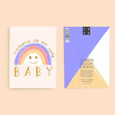 BABY RAYS - Baby Card