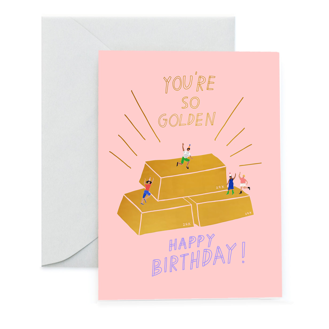 GOLDEN - Birthday Card