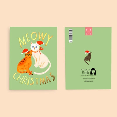 CRIMBO KITTENS - Holiday Card