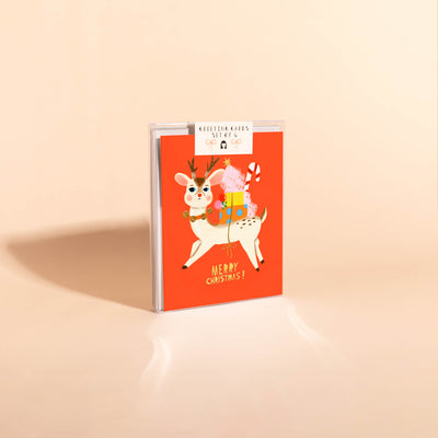 XMAS DELIVERY - Holiday Card Box Set of 6