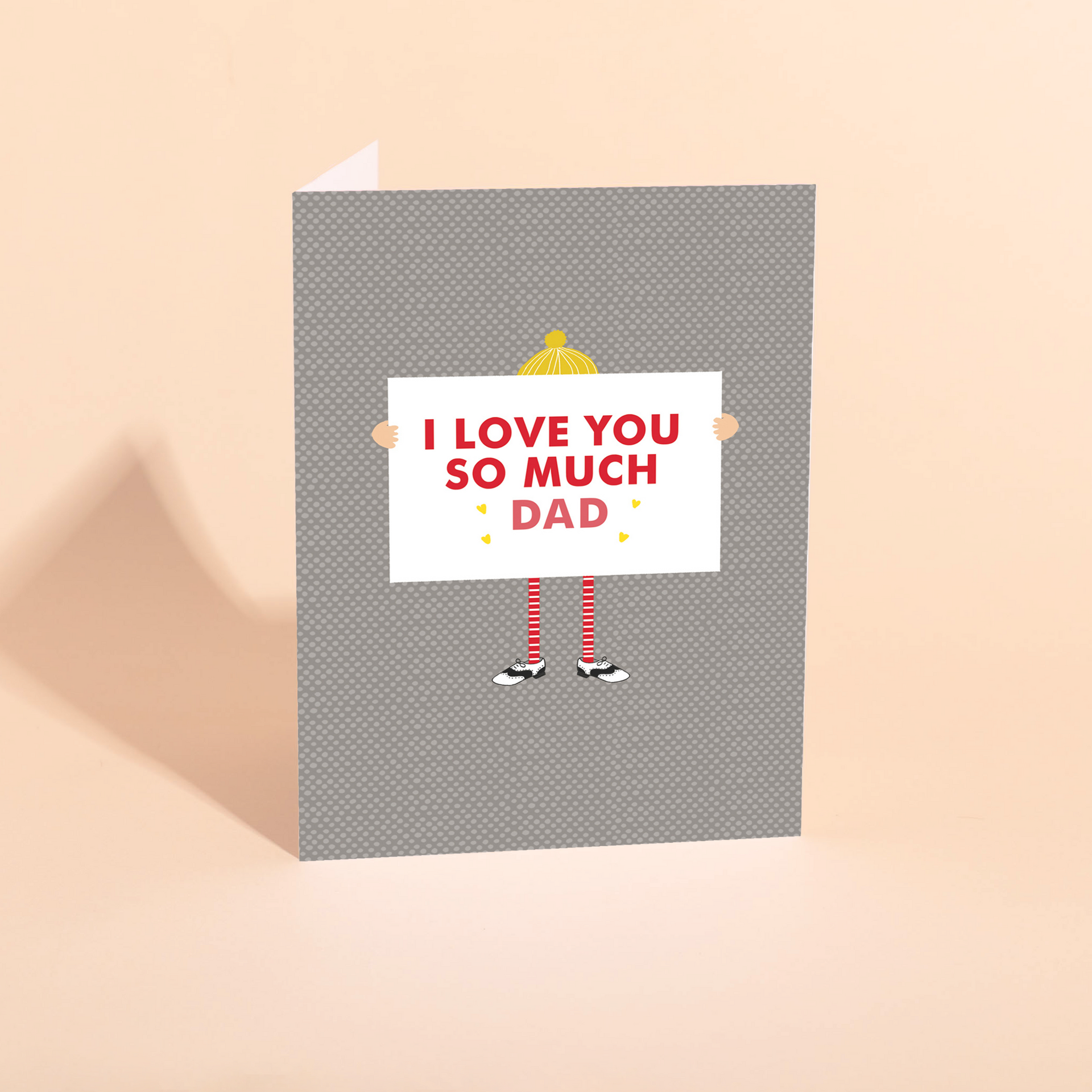 THIS SIGN SAYS I LOVE U DAD - Father's Day Card